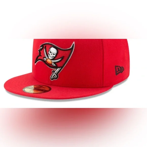 BRAND NEW New Era NFL Tampa Bay Buccaneers Cap Size 7 1/2 fitted RARE! - Picture 3 of 6